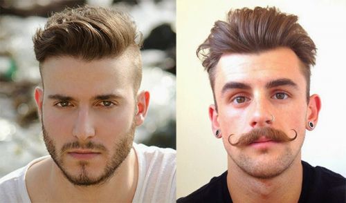 Vivacabelo - Formas diferentes de usar o degradê masculino: Corte de cabelo  com risco - O risco é uma excelente maneira de renovar seu visual e essa  mudança pode ser discreta com