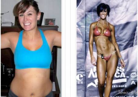 fisiculturismo feminino antes e depois como é